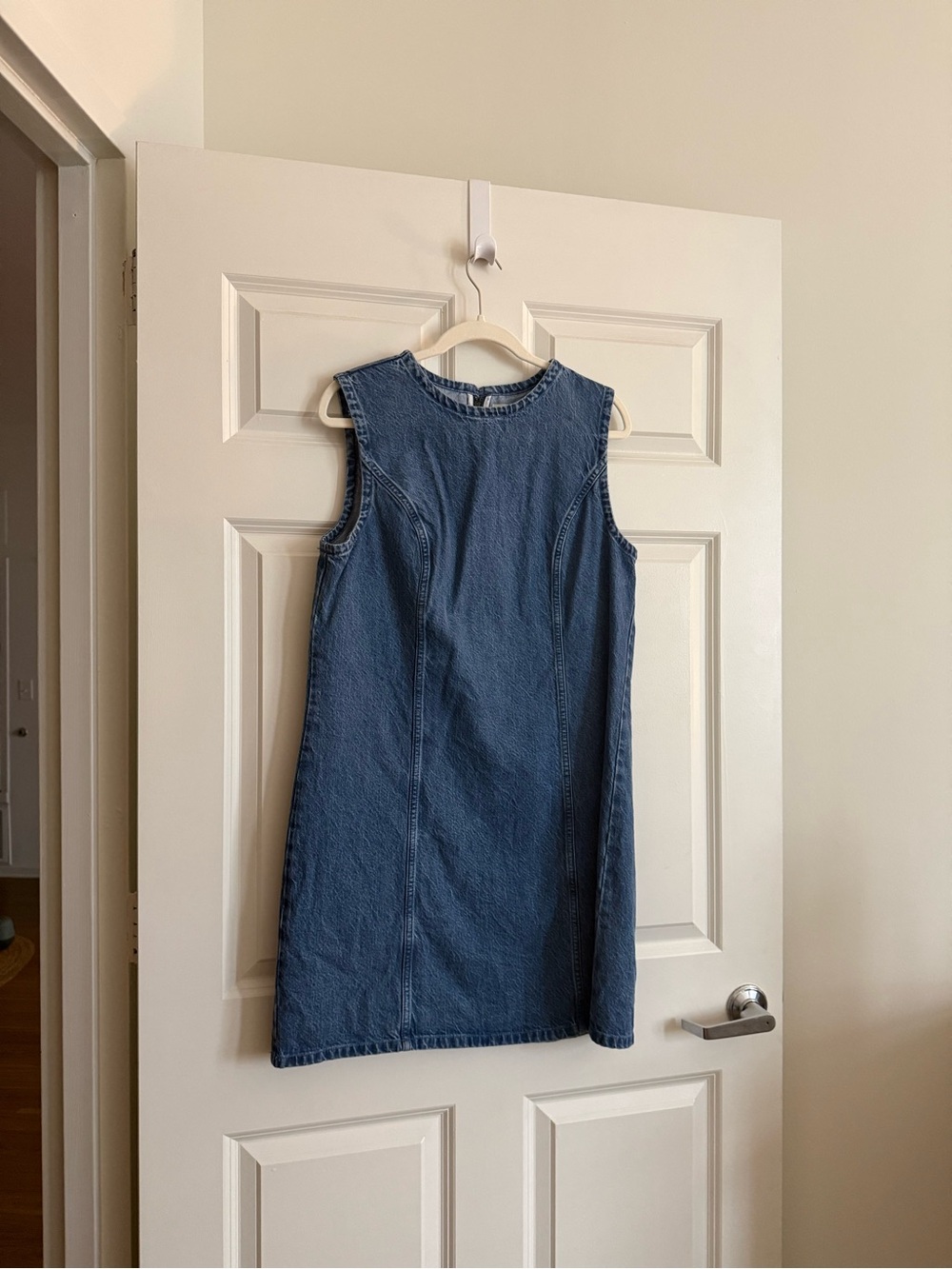 Abercrombie Denim Shift Mini Dress - Picture 3 of 9